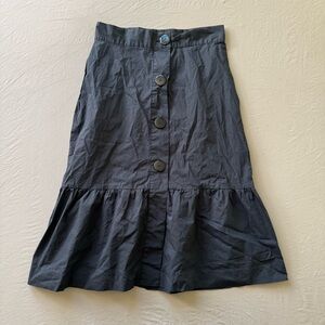 Marjun Tiered Button Front Skirt